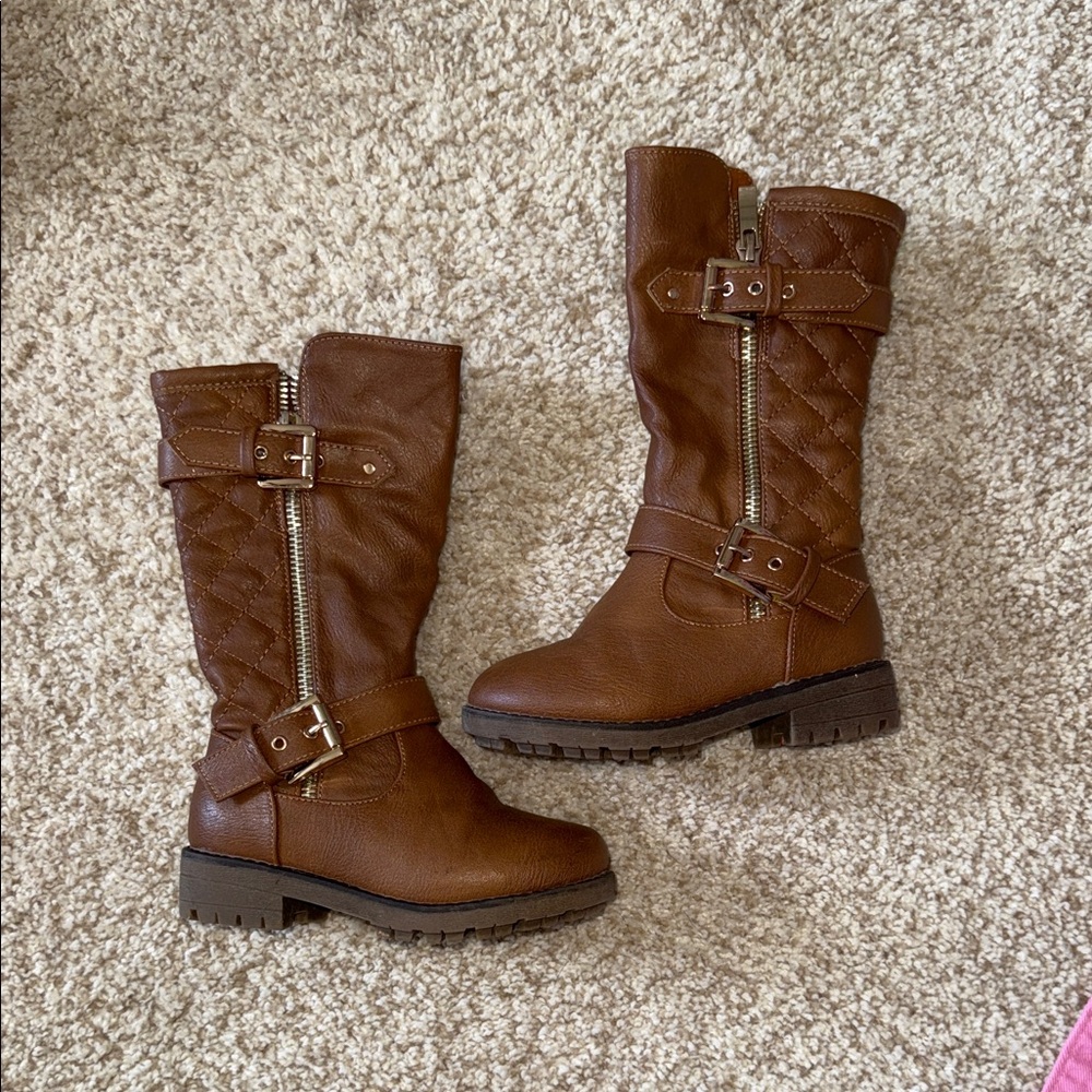 Dream Pairs Brown Kids Boots